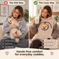 2026 A must-have for pet lovers🐾 Cozy Pet Carrier Hoodie – Soft Fleece Cuddle Pouch Sweatshirt for Cats & Small Dogs