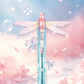 Fluttering Dragonfly Wing Pen🪽 – Moving Wing Gradient Writing Pen✍️