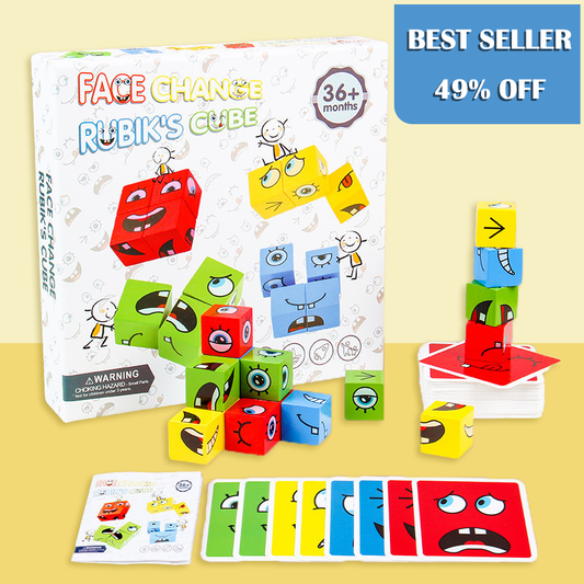 Hot Sale 63% OFF🎁5D Puzzle Educational Faces Changing Family Game🧩
