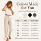 🔥SUMMER HOT SALE ONLY ￡11.99!!🔥👖Women's Relaxed Fit Linen Blend Pants – Classic Straight Leg Trousers