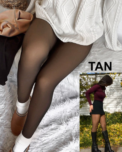 ❄️Christmas Sale 49  OFF✨Translucent Fleece Lined Tights