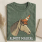 2026 New❤️Silly Horse Trying To Be Magical T-Shirt🐴Funny Almost Magical Horse Graphic Tee