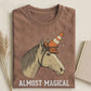 2026 New❤️Silly Horse Trying To Be Magical T-Shirt🐴Funny Almost Magical Horse Graphic Tee