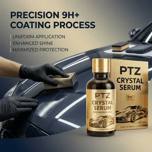 🎁This Week's Special Price £6.99🔥PTZ Crystal Serum Graphene Ceramic Coating for Cars – 9H Hardness, 10+ Years Protection, Hydrophobic & Scratch Resistant