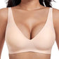 💃LAST DAY SALE 80% OFF💕Womens Comfortable Wireless Bralettes Seamless Deep V Everyday Bra