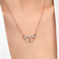 Buy 1 Get 1 Free 🥳50K+ SOLD!💕Love Lockdown Interlocking Diamond Necklace ♥️