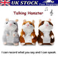 🐹 Last Day 50% OFF! !✨Talking Hamster Plush – repeats whatever you say, auto head-shaking, hilarious fun for kids & adults.🎁