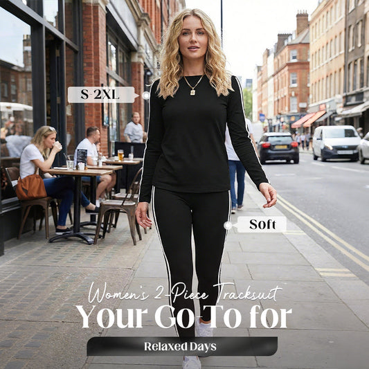 🔥Limited Time 70% OFF🏃‍♀️Women's 2-Piece Long Sleeve Tracksuit Set