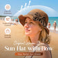 👒Elegant Woven Straw Sun Hat with Bow 🌞
