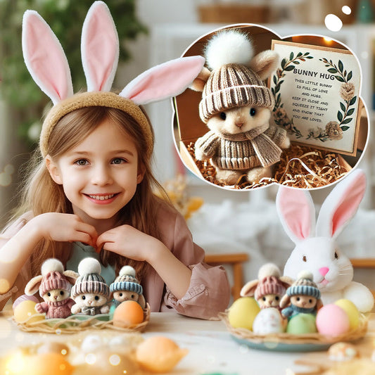 🎁LIMITED SALE BUY 3 GET 1 FREE - Handmade🐇Mini Bunny Hug Cute Gift🎁