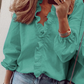 👚 70% OFF NOW! ✨ Women's Ruffled Lantern Sleeve Shirt – Sweet Design, Loose Fit & Versatile Style for Any Occasion 🍃