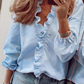 👚 70% OFF NOW! ✨ Women's Ruffled Lantern Sleeve Shirt – Sweet Design, Loose Fit & Versatile Style for Any Occasion 🍃