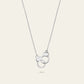 Buy 1 Get 1 Free 🥳50K+ SOLD!💕Love Lockdown Interlocking Diamond Necklace ♥️