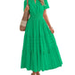 Hot Sale 70% OFF⏰Women's V Neck Short Sleeve Dress🎉Lightweight Elastic Waist Dress