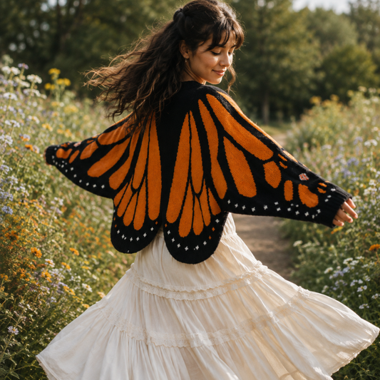2026 Best-Selling 60% Off 🦋MONARCH BUTTERFLY CARDIGAN🤎