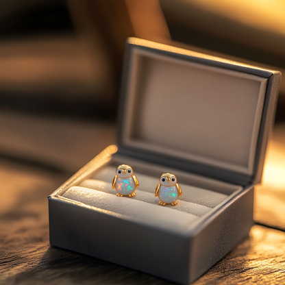 2026 New--Buy 1 Get 1 Free✨🐧Penguin Opal Stud Earrings💎