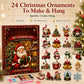 🎄 24 Christmas tree ornaments to craft and hang up