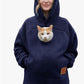 2026 A must-have for pet lovers 🐾 Cozy Fleece Pet Bonding Pouch Hoodie – Warm & Supportive Small Pet Carrier Clothing🐶🐱
