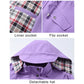 💖2026 HOT SALE 50% OFF🧥Women's Solid Color Drawstring Zip Up Hooded Trench Coat🍃