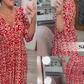 (🔥Big Sale - 48% OFF🔥 Free Shipping)Mini Print V-neck Dress
