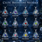 Over 3,416+ Sold🔥Only £8.99 Last Day Promotion!💎 🍀Birthstone Celtic Trinity Knot Necklace ✨