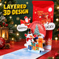 ⏰LAST DAY 50% OFF 🎄Handmade 3D Christmas Money Card – Pop-Up Holiday Card with Cash Envelope & Message Space 💌✍💵
