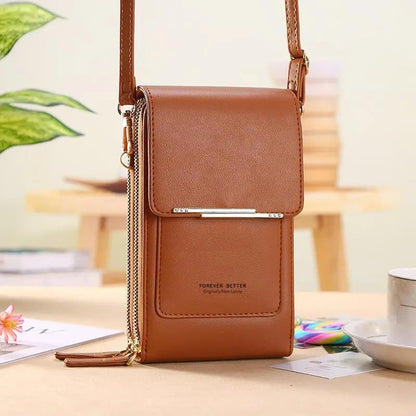 Final Clearance: £7.99🏆Elegant Touchscreen Crossbody Bag✨Women's Phone Card Wallet, Travel Essential