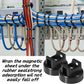 Pre-order (ships within 30 days)GJANSH Heavy-Duty Magnetic Cable Tie Mounts, 22mm Magnetic Zip Tie Mount Bases, 22lbs Strong Magnetic Wire Holders and Cable Organizers for Home, Office, Marine, and Electrical Wire Management