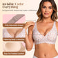 💃LAST DAY SALE 80% OFF💕Womens Comfortable Wireless Bralettes Seamless Deep V Everyday Bra