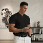 ⏰ Now 70% OFF💎Men Gentlemans Business Short Sleeve Fitness T-shirt