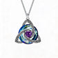 🔥Only £8.99 Last Day Promotion!💎 🍀Birthstone Celtic Trinity Knot Necklace ✨