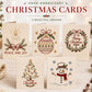 Buy 2 Get 1 Free🌲 🪡 Christmas Hand Embroidery Card DIY Kit | Stitch Your Way Into the Christmas Spirit ✨ 🎁