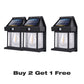 💡 Buy 2 Get 1 Free! 🎉Solar Wall Light with Motion Sensor – Weatherproof, Auto On/Off, Easy Install for Garden & Pathway 🌟