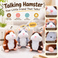 🐹 Last Day 50% OFF! !✨Talking Hamster Plush – repeats whatever you say, auto head-shaking, hilarious fun for kids & adults.🎁