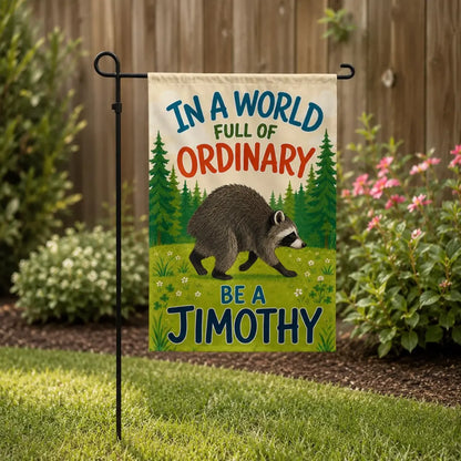🎁Last Day 60% OFF - Jimothy Raccoon Garden Flag