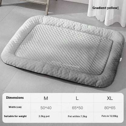 ⏰LAST DAY SALE ONLY￡7.99!!❄Pawchill Pet Cooling Mat for Dogs & Cats 🐾  Naturally Cool Ice-Silk Pad • Breathable, Washable & Soft 🌿  For Floors, Sofas & Car Travel • Multiple Sizes • Gradient Colours ☀️🐶🐱