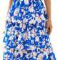 ⏰Summer Hot Sale 70% OFF💃Women's Floral Square Neck Puff Short Sleeve Smocked Tiered Dress