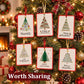 🌲 🪡Christmas String Art Greeting Card DIY Kit – 6-Piece Stitching Set🧵