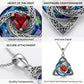 🔥Only £8.99 Last Day Promotion!💎 🍀Birthstone Celtic Trinity Knot Necklace ✨