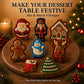 🎄 9-Design Christmas Mini Pie Mold Collection | Reusable Embossed Molds for Shaping Detailed Santa, Snowman, Reindeer, Tree & Holiday Pies 🥧✨