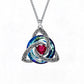 🔥Only £8.99 Last Day Promotion!💎 🍀Birthstone Celtic Trinity Knot Necklace ✨