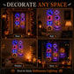 🔥Last Day Promotion 60% OFF|🎃 Halloween LED Silhouette Wall Light Stickers