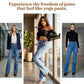 🥳2026 HOT SALE🥳💞50K+ SOLD!👖 50% OFF! Stretch High-Waist Flare Jeans – Gentle tummy support that hugs your curves. Soft stretch denim, easy to move in. Flattering for every shape. 👵🌸