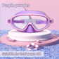 🔥SUMMER GIFT – ONLY £9.99!!🏆#1 Bestselling🏊‍♀️HD children's large frame waterproof and anti-fog swimming goggles