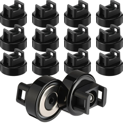 Pre-order (ships within 30 days)GJANSH Heavy-Duty Magnetic Cable Tie Mounts, 22mm Magnetic Zip Tie Mount Bases, 22lbs Strong Magnetic Wire Holders and Cable Organizers for Home, Office, Marine, and Electrical Wire Management