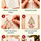 Buy 2 Get 1 Free🌲 🪡 Christmas Hand Embroidery Card DIY Kit | Stitch Your Way Into the Christmas Spirit ✨ 🎁