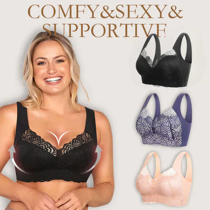 🔥Buy 2 Get 1 Free | Comfortable & Supportive Push-Up Bra (3 PCS)
