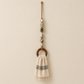 Decorative Beaded Towel Hanger with Wooden Ring