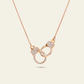 Buy 1 Get 1 Free 🥳50K+ SOLD!💕Love Lockdown Interlocking Diamond Necklace ♥️