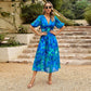 (😍Hot Sale - 50% OFF & Free shipping🔥Modern fashion waist V-neck cozy dress